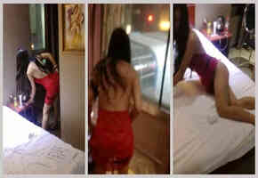 一个男人怎么对付的了这样妖娆的女人，真是爽到了极致。火爆的身材，淫荡的眼神太勾人了！