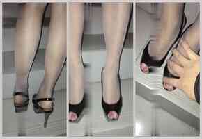 成都丝袜足交楼道里拍的差点被发现